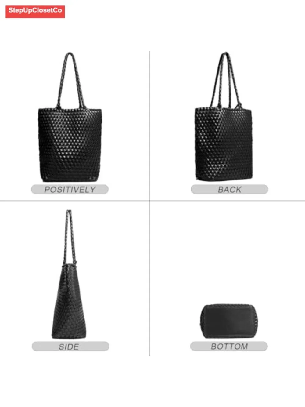 Handcrafted Woven Rattan Hobo Purse with Braided Straps